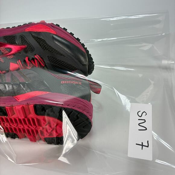 Brooks Cascadia 11 GTX Gray Pink Trail Running Shoes 1202221B081 Women's Size 8 - Picture 10 of 10